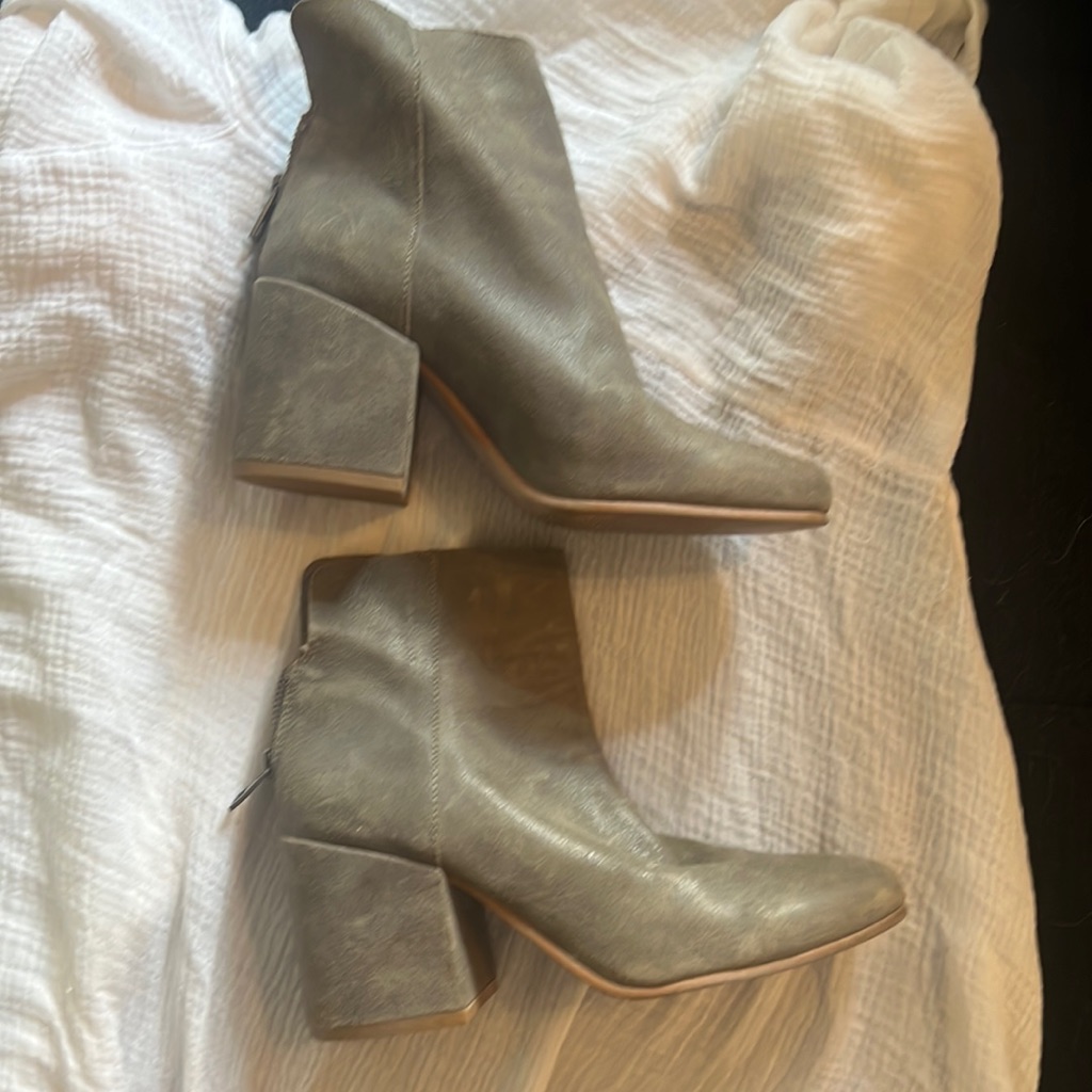 Lucky Brand Army Green Booties Lucky Brand Army Green Booties